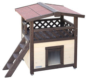 Abri pour chat extérieur Kerbl 4-Seasons Deluxe — parois isolées