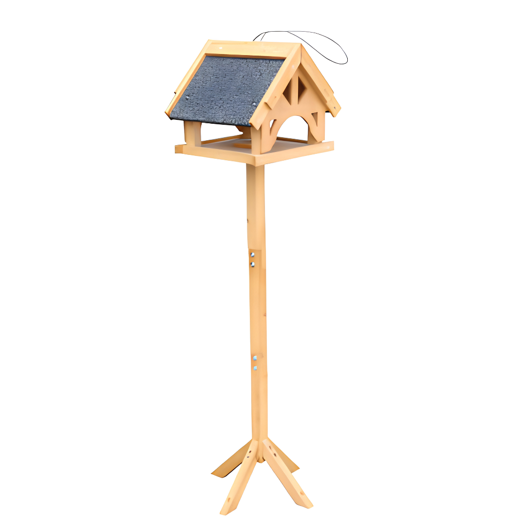 Mangeoire à Oiseaux de Jardin Convertible — Sur Trépied & Suspendue