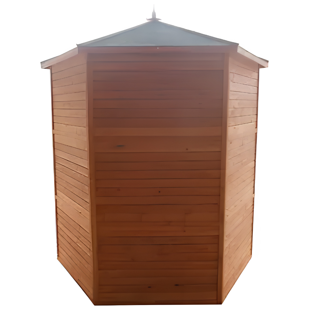 Grande Volière Pavillon en Bois avec Sas Sécurité & Nids —  (251 x 216 x 243,5 cm)