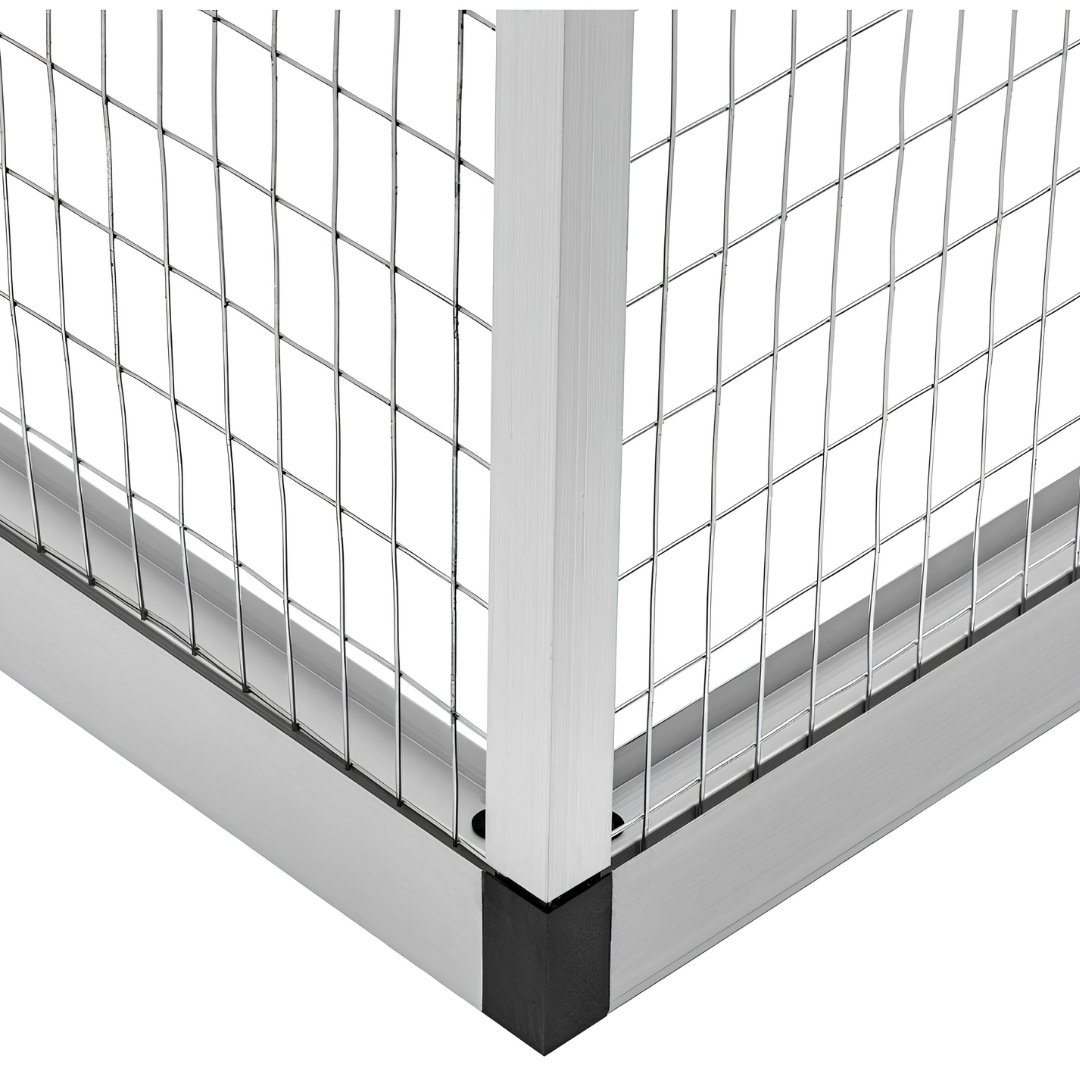Volière en Aluminium Inoxydable 3,2 m² — Parc Sécurisé Anti-Prédateurs pour Poules & Oiseaux