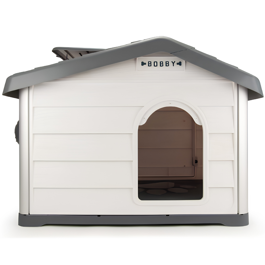 Niche Éco-Conçue Haute Isolation pour Chien & Chat — Anthracite (111,1 x 75 x 77 cm)