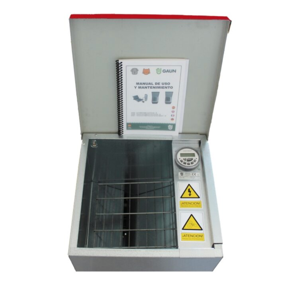 Mangeoire Automatique Programmable pour Poules & Volailles — Métal Galvanisé 71 cm