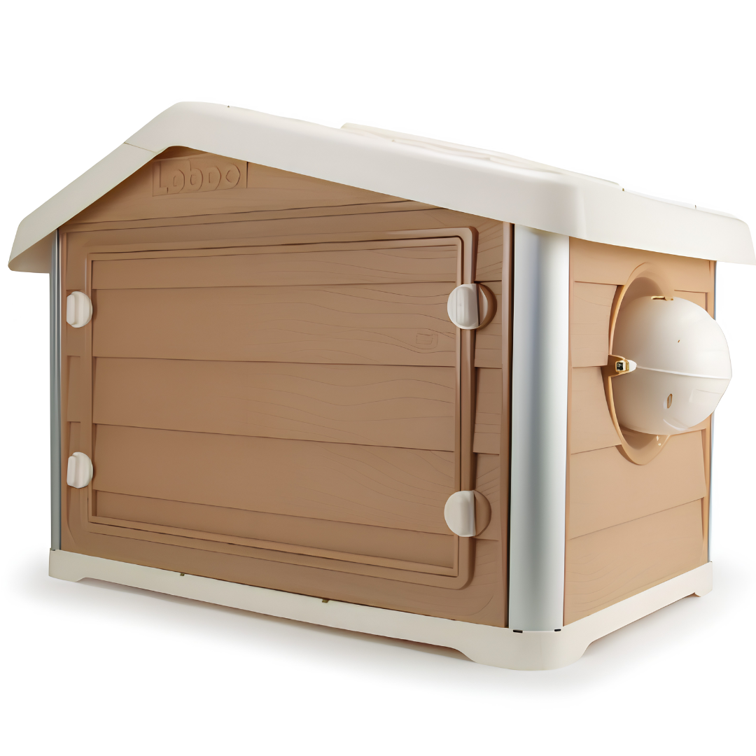 Niche Éco-Conçue Haute Isolation pour Chien & Chat — Beige Alaska (111,1 x 75 x 77 cm)