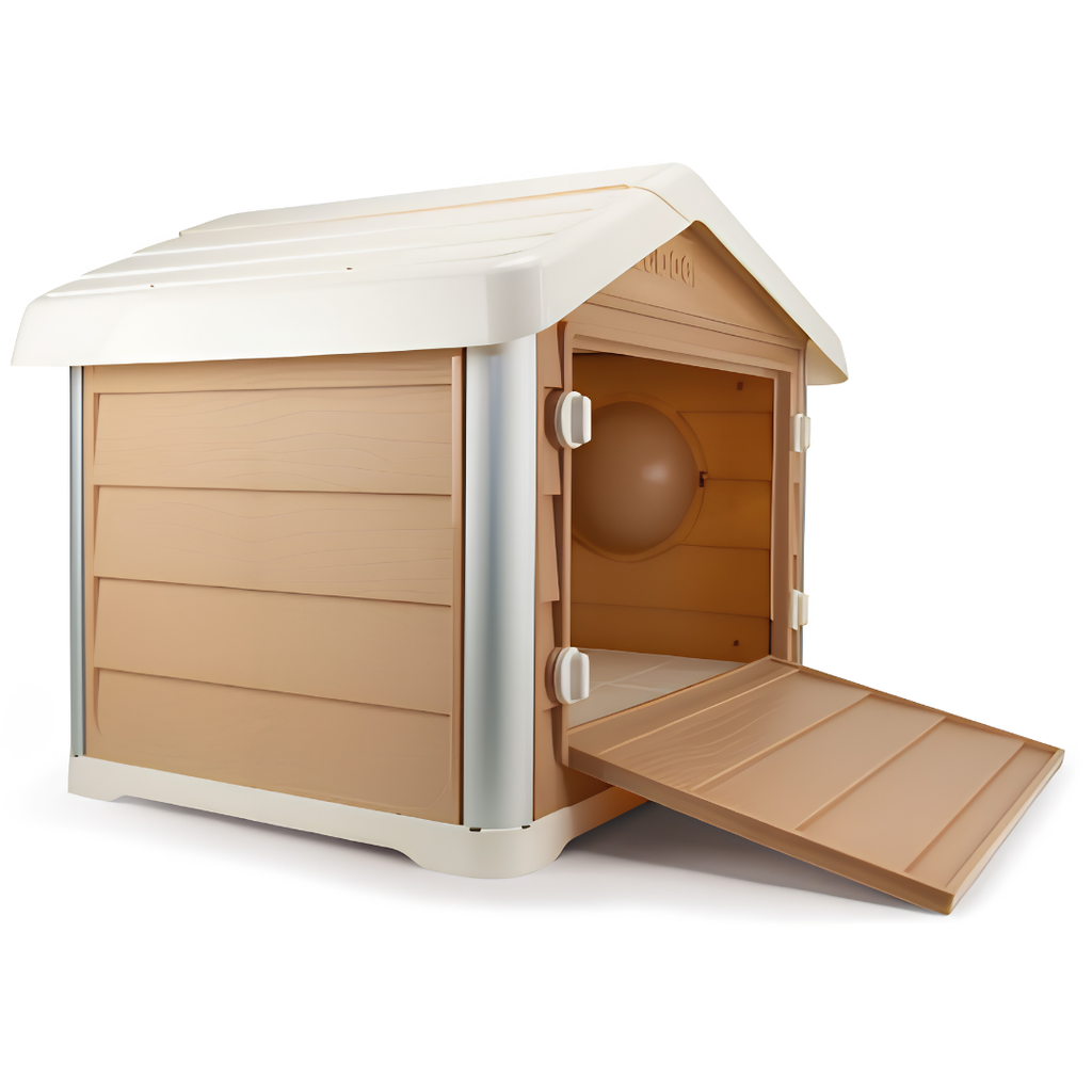 Niche Éco-Conçue Haute Isolation pour Chien & Chat — Beige Alaska (111,1 x 75 x 77 cm)
