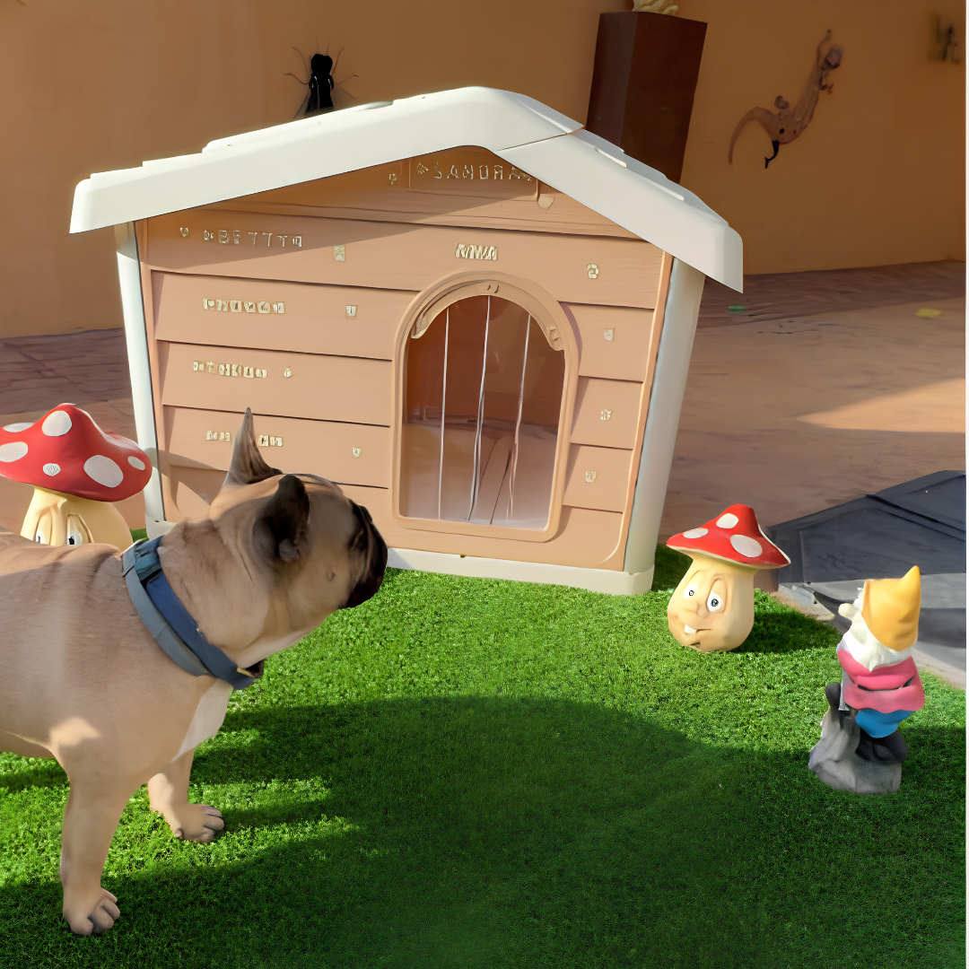 Niche Éco-Conçue Haute Isolation pour Chien & Chat — Beige Alaska (111,1 x 75 x 77 cm)