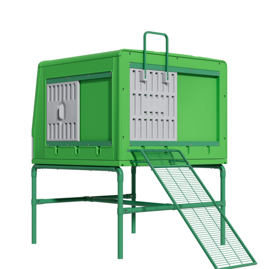 Poulailler Mobile Plastique 6 8 Poules — Hygiène Anti-Parasites Métal Galvanisé