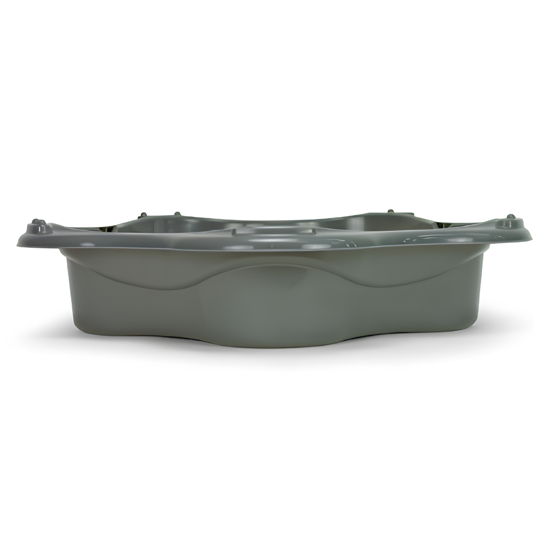 Baignoire & Piscine Éco-Conçue pour Chien — Loboo Anthracite (88,5 x 91 x 20 cm)