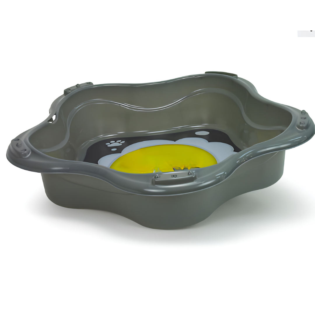 Baignoire & Piscine Éco-Conçue pour Chien — Loboo Anthracite (88,5 x 91 x 20 cm)