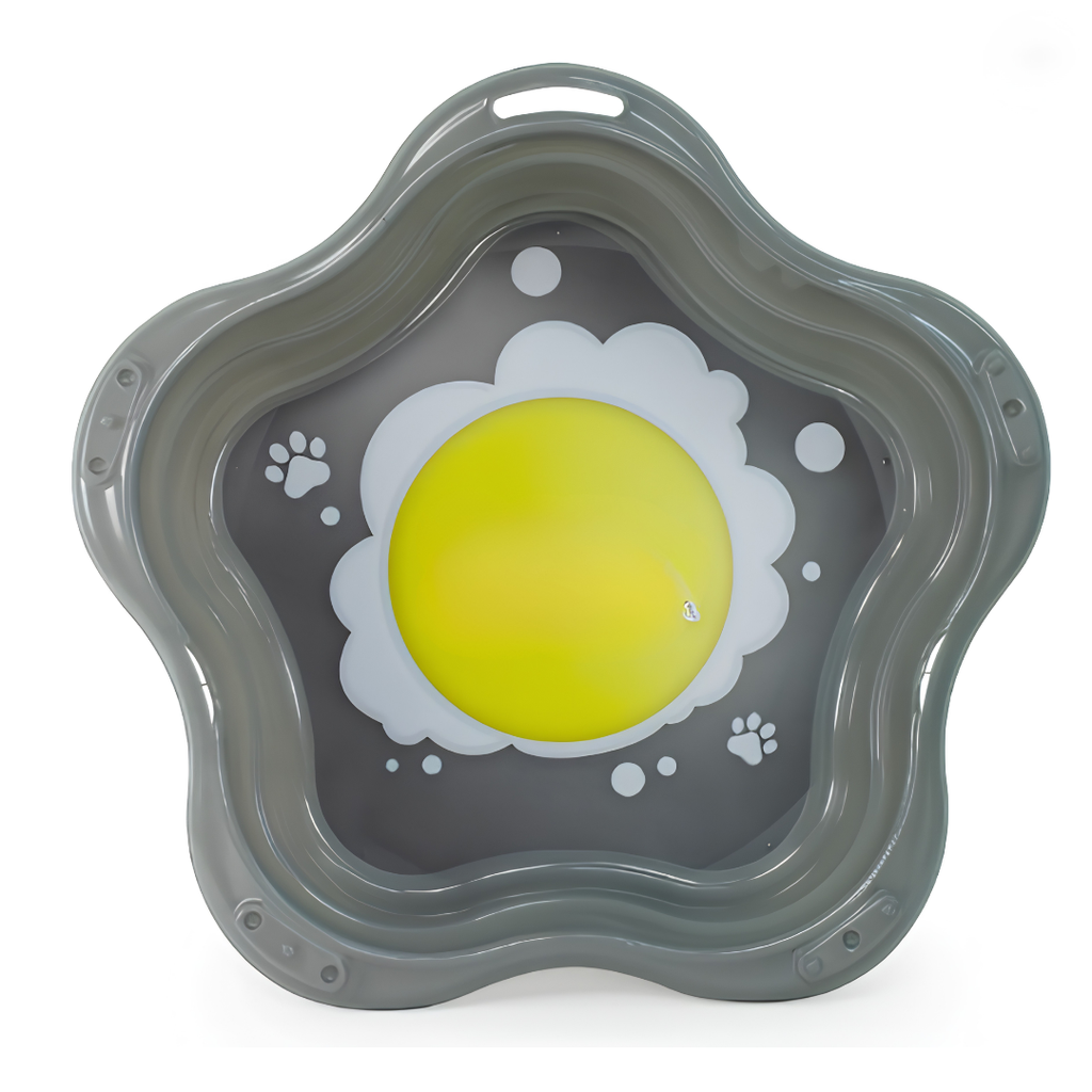 Baignoire & Piscine Éco-Conçue pour Chien — Loboo Anthracite (88,5 x 91 x 20 cm)