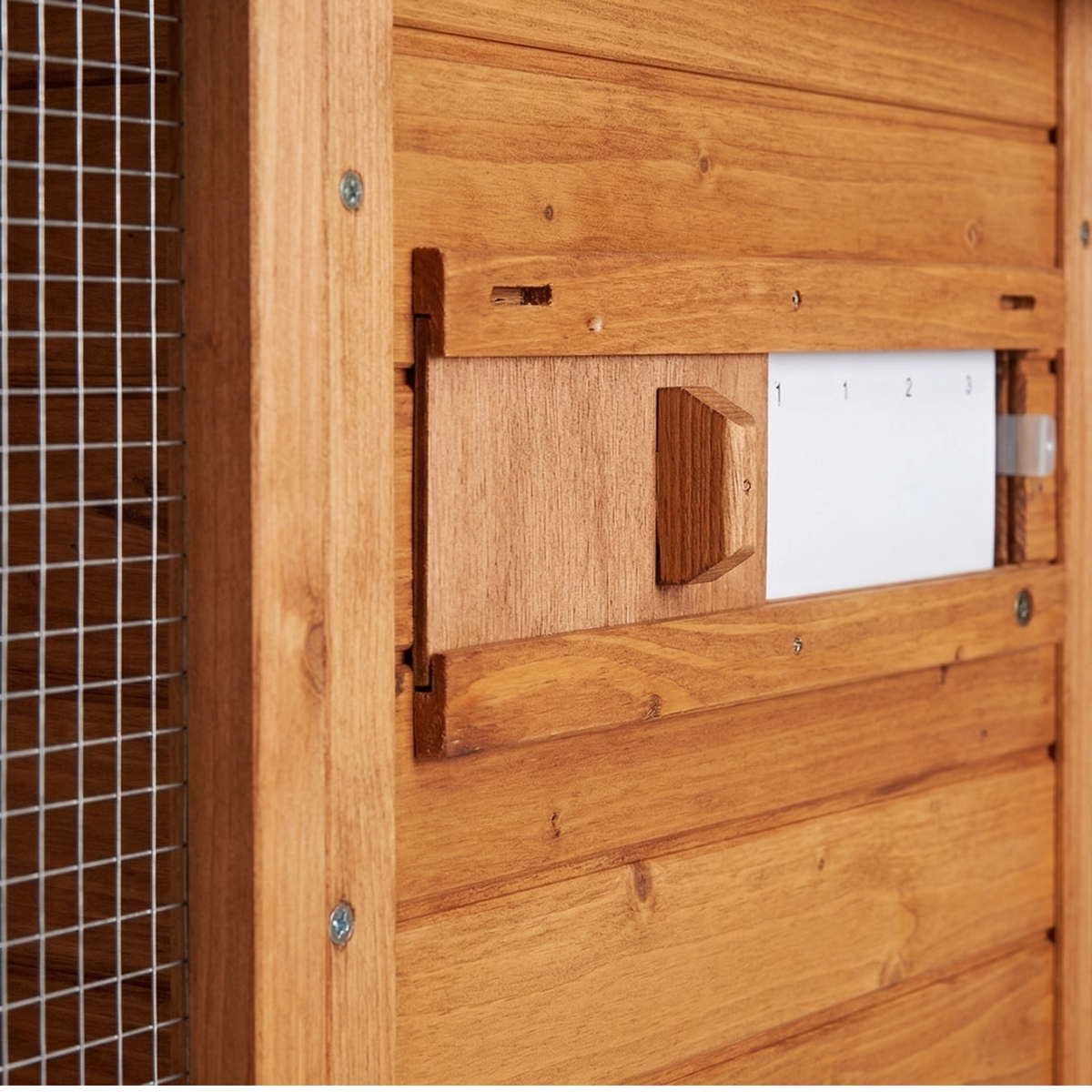 Grand Poulailler XXL en Bois avec Enclos Haute Hauteur & Pondoir Suspendu