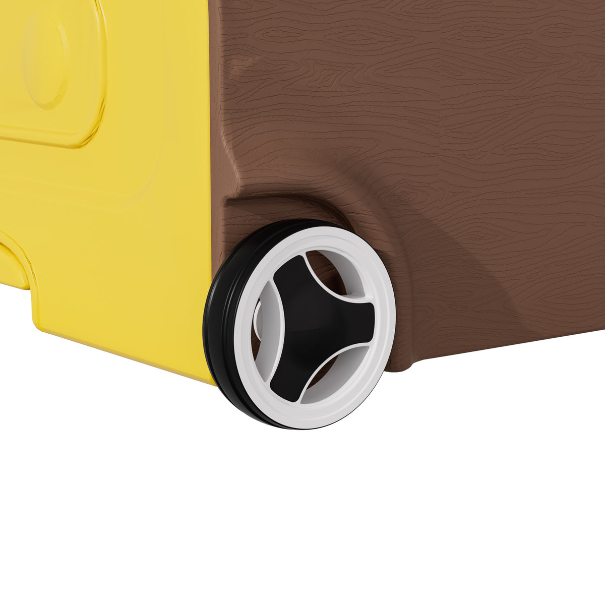 Clapier PREMIUM Mobile Plastique HDPE pour Lapin & Rongeurs — Isolé avec Roues & Double Tiroir