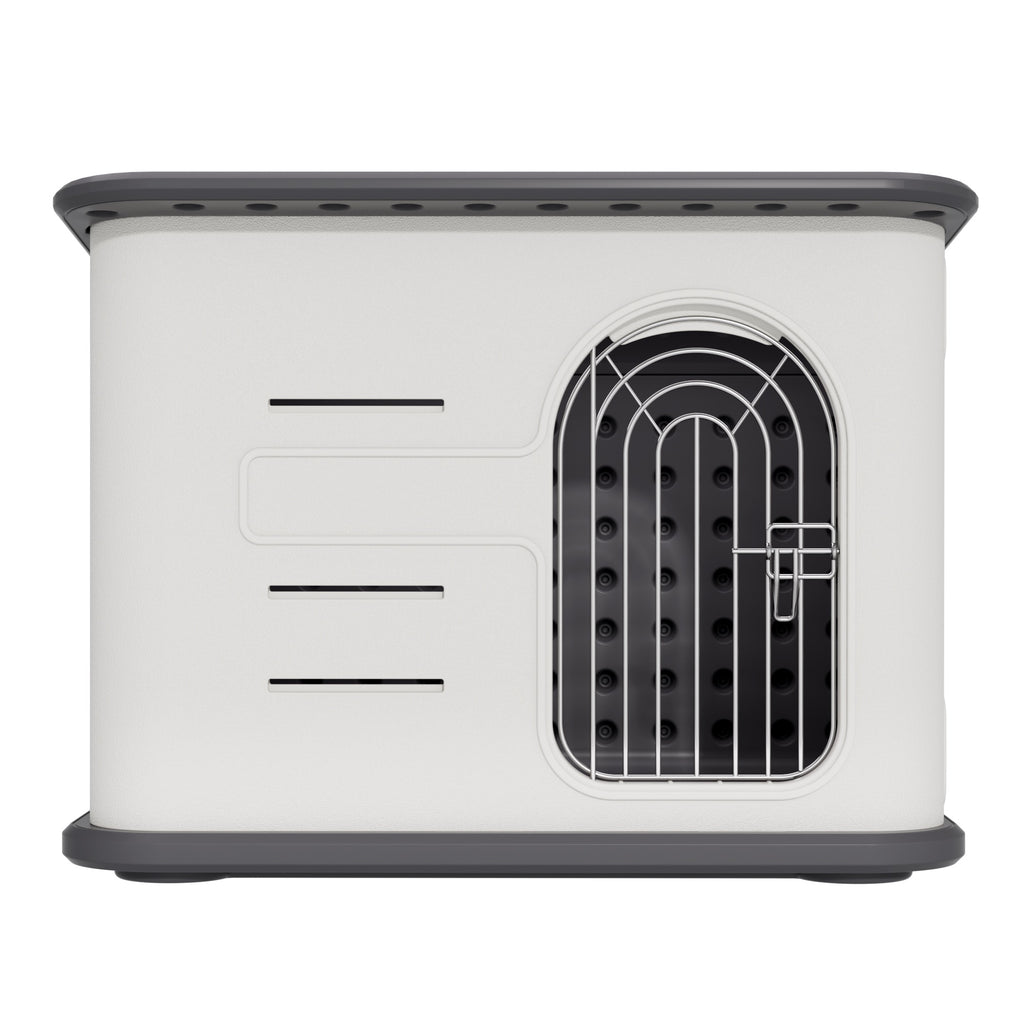 Niche PREMIUM Isotherme Plastique HDPE pour Petit et Moyen Chien — Double Paroi & Base Surélevée