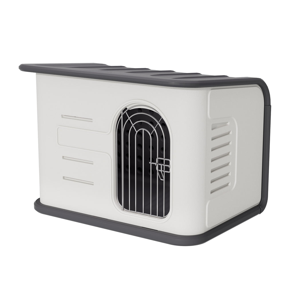 Niche PREMIUM Isotherme Plastique HDPE pour Petit et Moyen Chien — Double Paroi & Base Surélevée